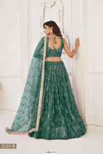Bridesmaid Beautiful Designer Butterfly Net Semi-Stitched Lehenga Choli
