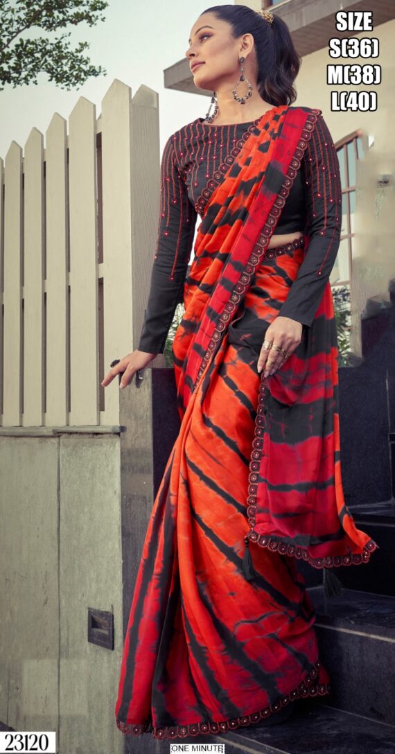 Premium Ready To Wear Saree With Blouse – Perfect For Trendy Looks And Special Occasions