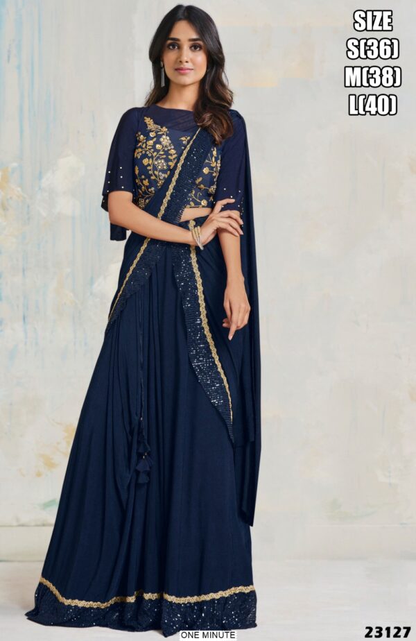 Premium Ready To Wear Saree With Blouse – Perfect For Trendy Looks And Special Occasions