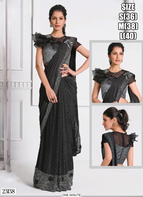 Premium Ready To Wear Saree With Blouse – Perfect For Trendy Looks And Special Occasions