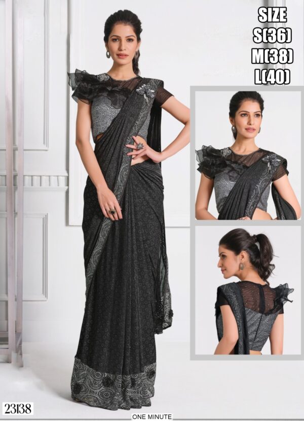 Premium Ready To Wear Saree With Blouse – Perfect For Trendy Looks And Special Occasions