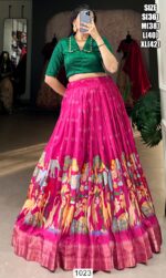 Elegant Kalamkari Printed Lehenga Choli Set A Fusion Of Art And Fashion