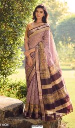 New Concept In Soft Cotton Sarees With Jari Checks And Unique Trendy Design