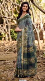 New Concept In Soft Cotton Sarees With Jari Checks And Unique Trendy Design