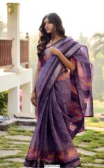 New Concept In Soft Cotton Sarees With Jari Checks And Unique Trendy Design