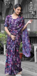 Exclusive Ready To Wear Imported Georgette Gown Style Sarees