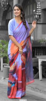 Exclusive Ready To Wear Imported Georgette Gown Style Sarees