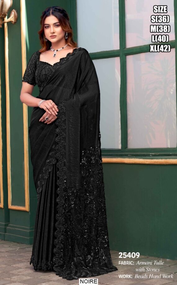 Ethnicrang's New Super Trending Hand Work Ready To Wear Sarees