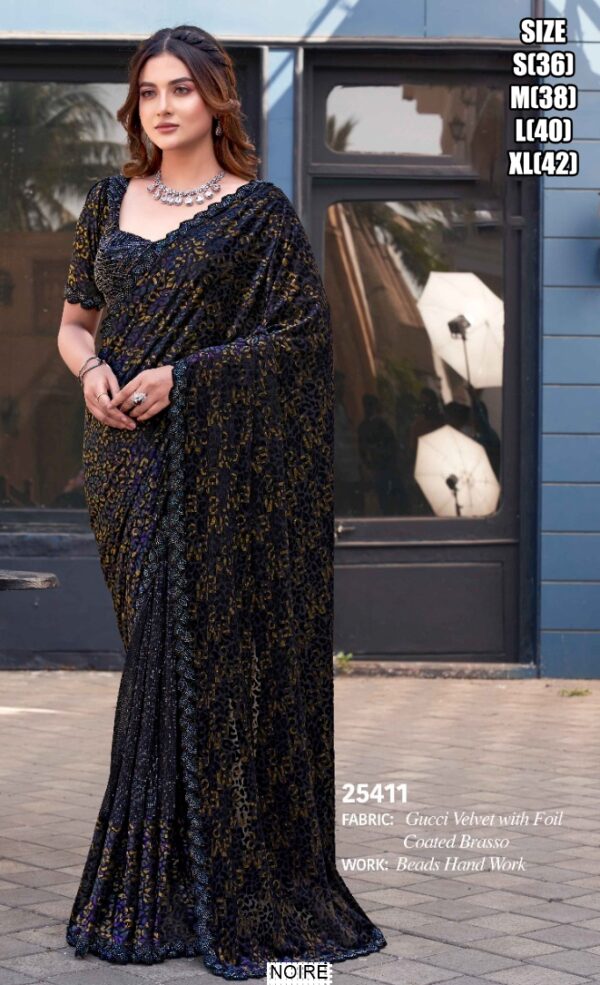 Ethnicrang's New Super Trending Hand Work Ready To Wear Sarees