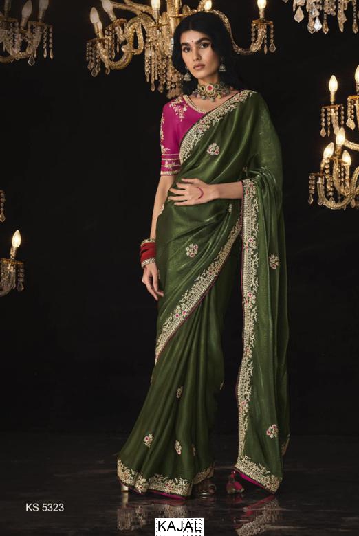 Buy Now! New Collection Of Pure Soft Designer Wedding Wear Un-Stitched Sarees