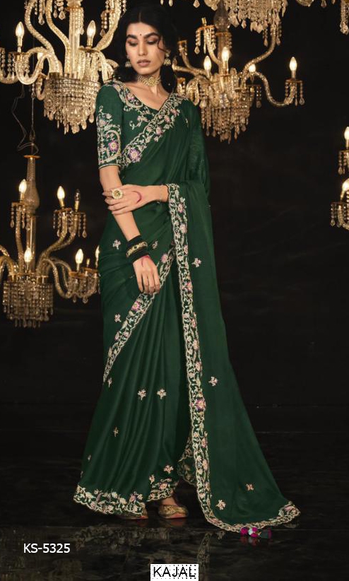 Buy Now! New Collection Of Pure Soft Designer Wedding Wear Un-Stitched Sarees