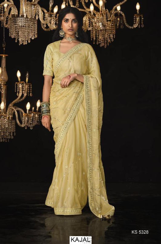 Buy Now! New Collection Of Pure Soft Designer Wedding Wear Un-Stitched Sarees