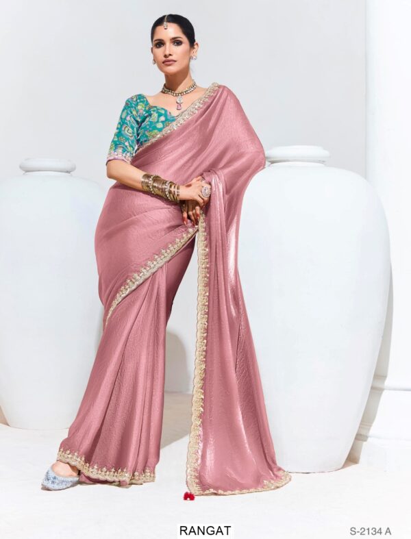 This Is Our Latest Partywear Sarees In Different Colour On Organza And Glass Tissue