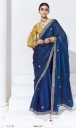This Is Our Latest Partywear Sarees In Different Colour On Organza And Glass Tissue