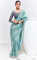 This Is Our Latest Partywear Sarees In Different Colour On Organza And Glass Tissue