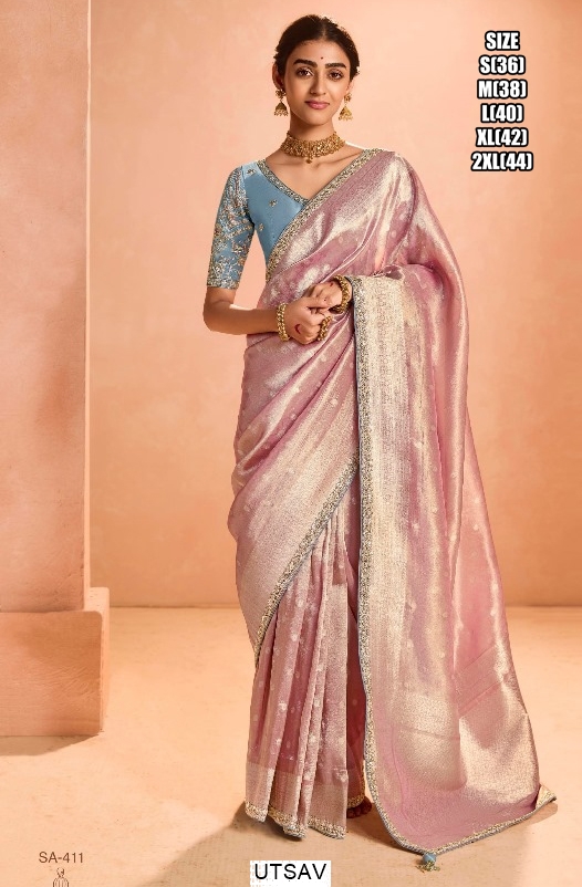 Book Online Zari Worked Tissue Silk Weaving Saree For Wedding Collection In Ethnicrang