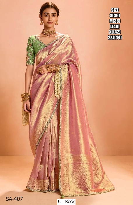 Book Online Zari Worked Tissue Silk Weaving Saree For Wedding Collection In Ethnicrang