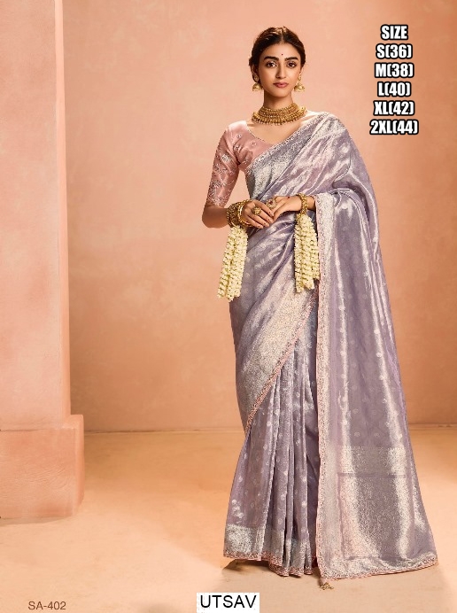 Book Online Zari Worked Tissue Silk Weaving Saree For Wedding Collection In Ethnicrang