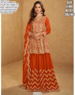 Heavy Embroidery Readymade Party Wear Salwar Kameez Best Online Price