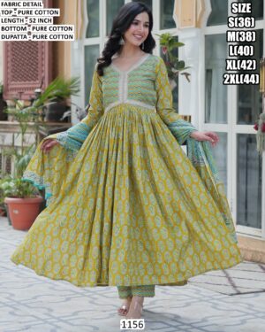 Get Noticed In This Beautiful Designer Salwar Suits In A Pure Cotton Fabric