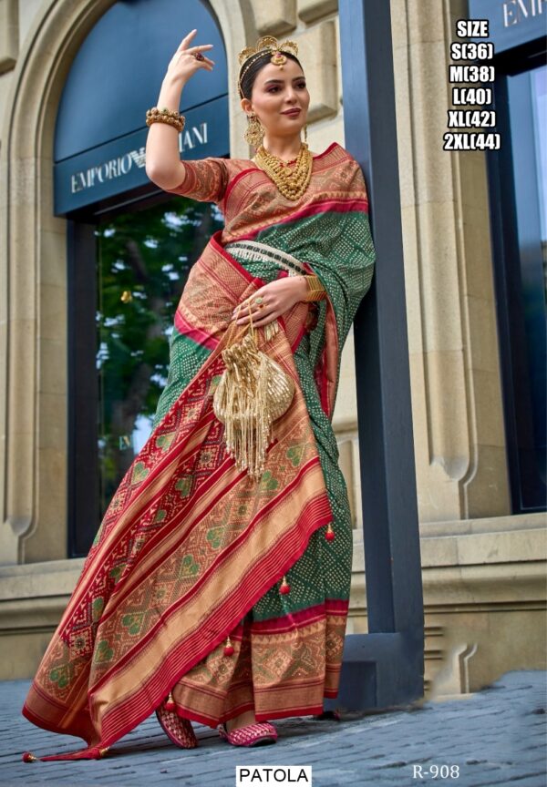 Launching Patola Vol-5 High Quality Traditional Wear Luxury Printed Patola Sarees