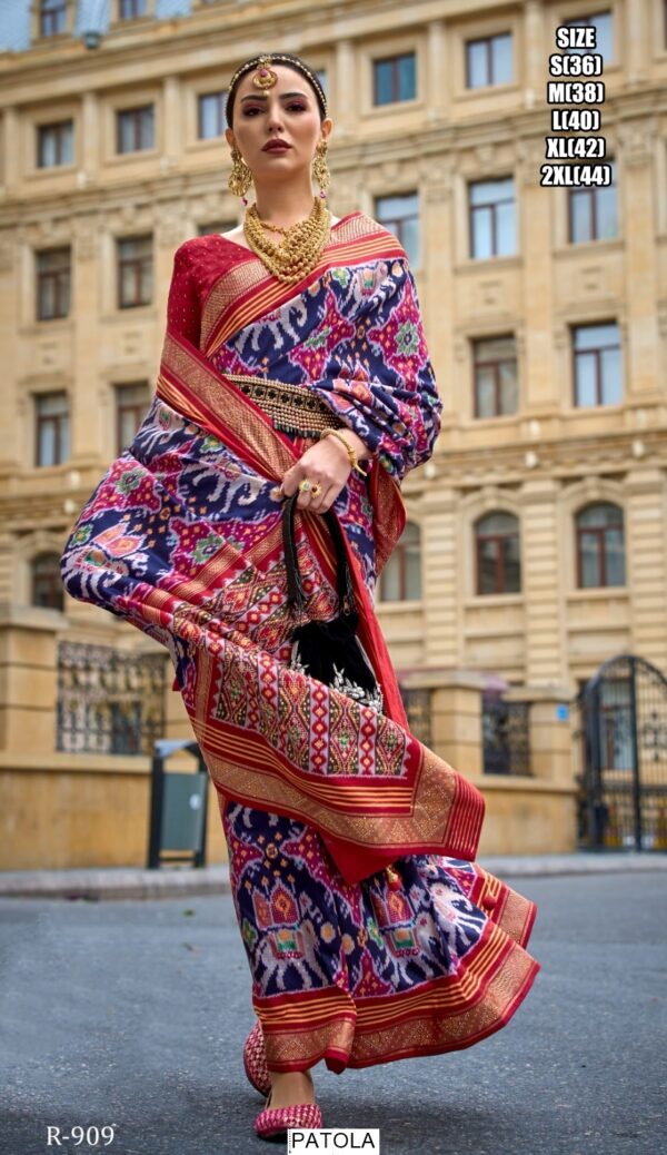 Launching Patola Vol-5 High Quality Traditional Wear Luxury Printed Patola Sarees