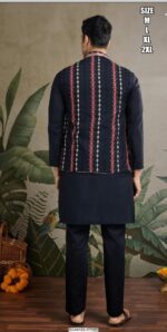 Exclusive Festival Men's Wear Viscose Silk Kurta And Koti Collection