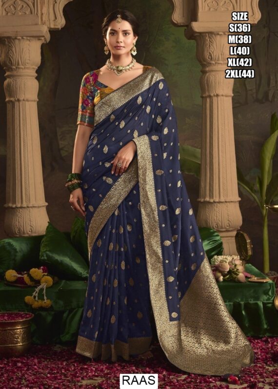Buy Now! Pure Crepe Dola Silk Wedding And Festive Sarees By Online