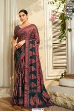 Lux P.V. Georgette Function Wear Sarees In Gorgeous Three Colours And Designs