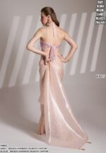 Today's New Launching Crunchy Chiffon Partywear Stylish Saree With Blouse