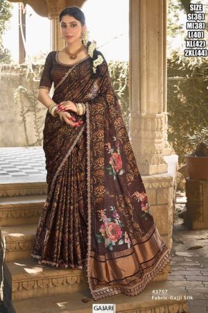 We Brings You An Exclusive Range Of Original Gajji Silk Sarees