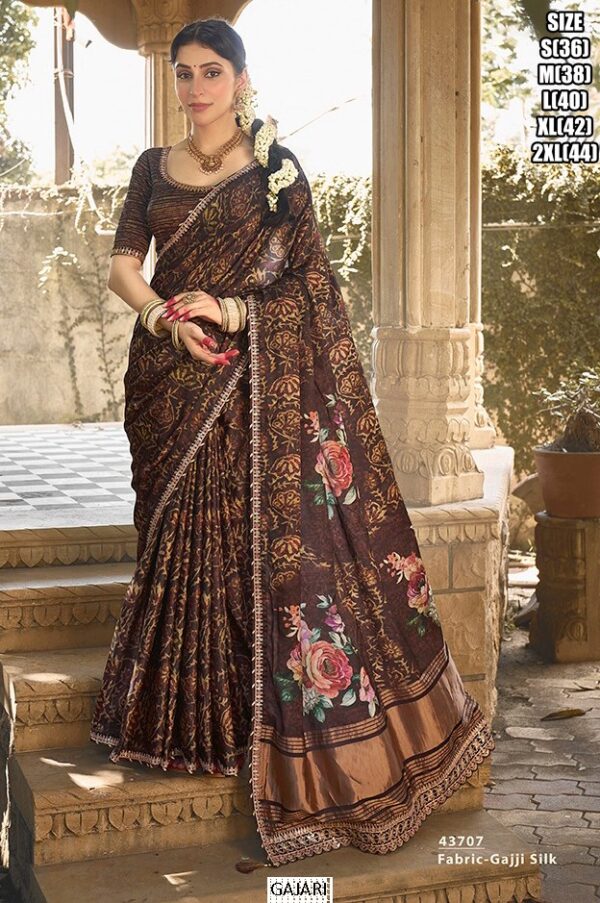 We Brings You An Exclusive Range Of Original Gajji Silk Sarees
