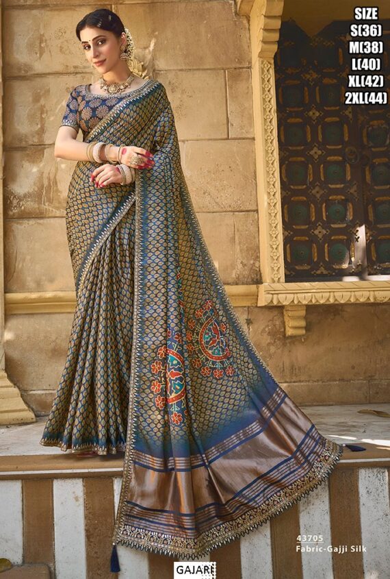 We Brings You An Exclusive Range Of Original Gajji Silk Sarees