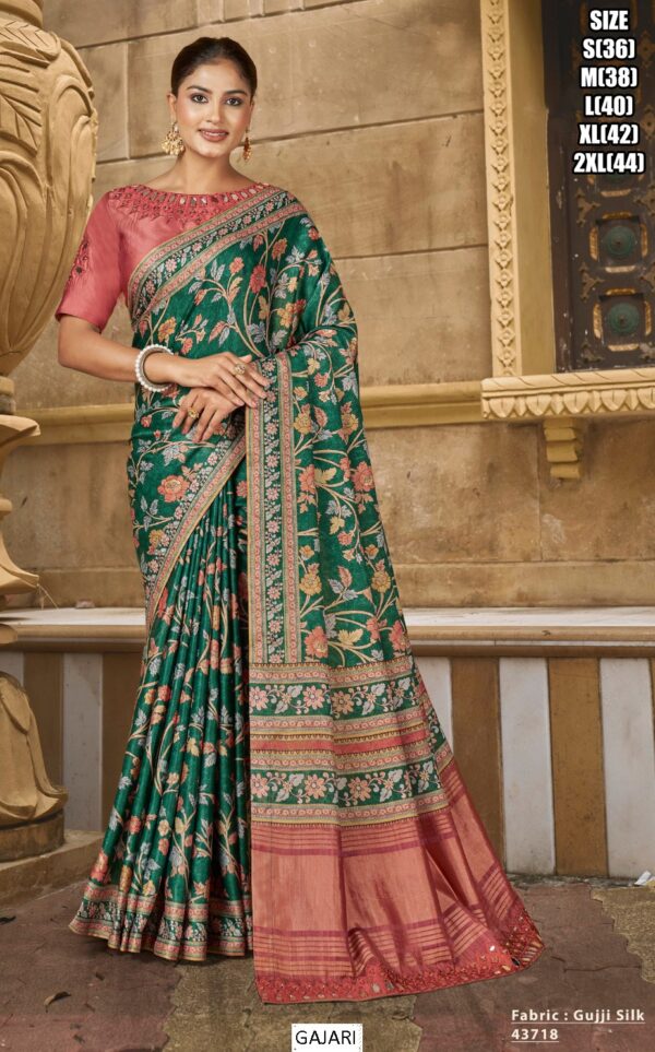 We Brings You An Exclusive Range Of Original Gajji Silk Sarees
