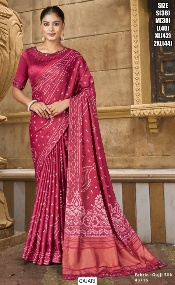We Brings You An Exclusive Range Of Original Gajji Silk Sarees