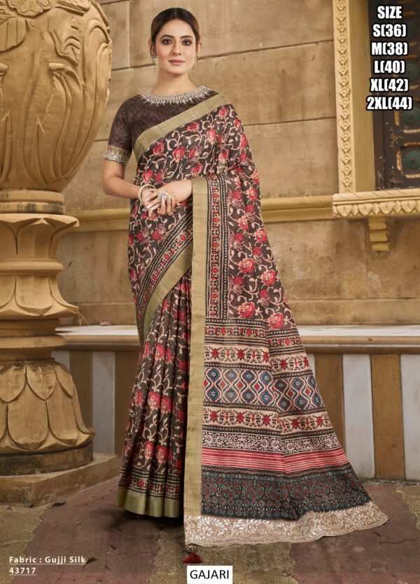 We Brings You An Exclusive Range Of Original Gajji Silk Sarees