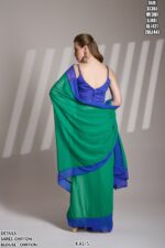 Pure Chiffon Party Wear Designer Un-Stitched Sarees At Unbelievable Prices