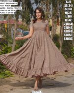 Best Beach And Partywear Rayon Midi One Piece Dress Collection 2025