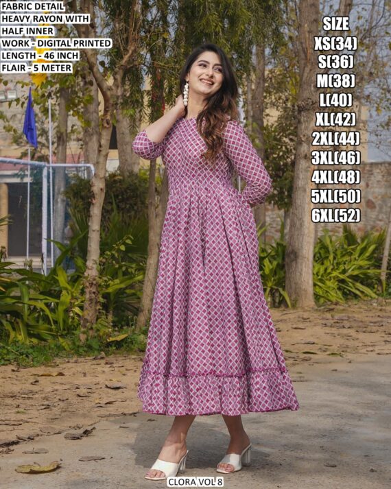 Best Beach And Partywear Rayon Midi One Piece Dress Collection 2025