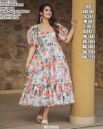 Best Beach And Partywear Rayon Midi One Piece Dress Collection 2025