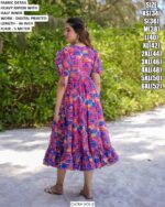 Best Beach And Partywear Rayon Midi One Piece Dress Collection 2025