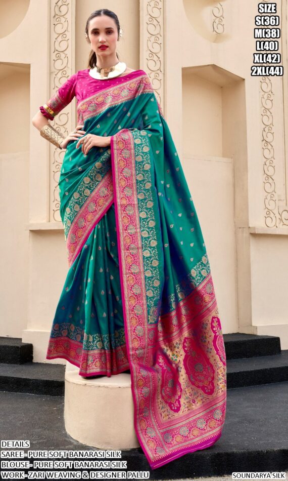Ethnicrang's Collection Of The Finest, Pure And Designer Banarasi Sarees