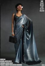 We Presents You With The Collection Of Satin Silk Shining Sarees At The Best Price