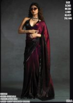 Buy Our Bridesmaid Wear Satin Silk Un-Stitched Sarees (Six Colour Option)