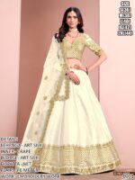 Get Captivated By This Beautiful Wedding Style Art Silk Lehenga Choli Sets