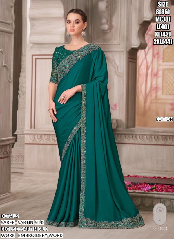 Heavy Designer Wedding/Partywear Special Sarees Is Ready To Look Gorgeous And Beautiful