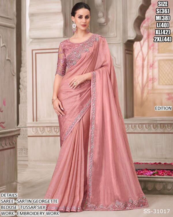 Heavy Designer Wedding/Partywear Special Sarees Is Ready To Look Gorgeous And Beautiful