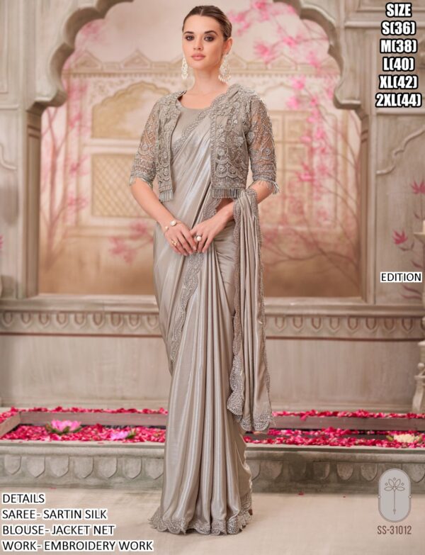 Heavy Designer Wedding/Partywear Special Sarees Is Ready To Look Gorgeous And Beautiful
