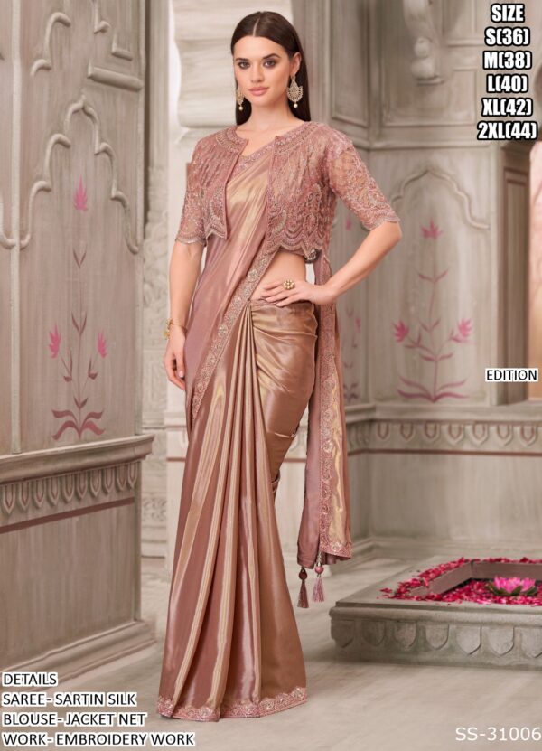 Heavy Designer Wedding/Partywear Special Sarees Is Ready To Look Gorgeous And Beautiful