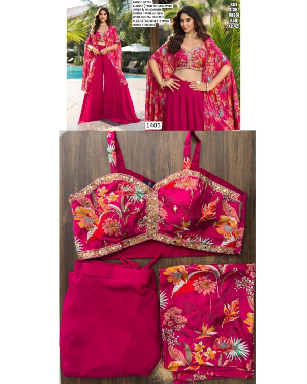 Elevate Your Party Style With This Stunning Three Piece Designer Sets!